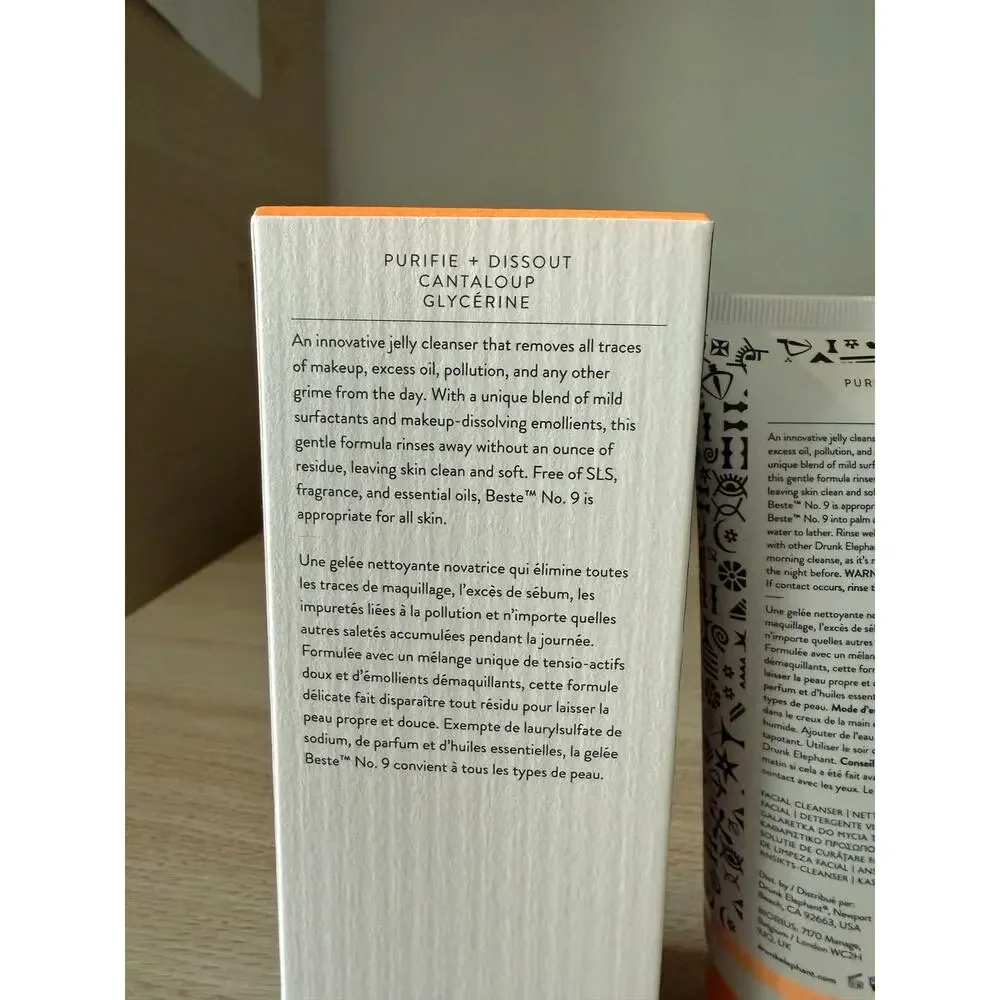 $36 New Drunk Elephant Beste No. 9 Jelly Cleanser 5 oz 150mL
